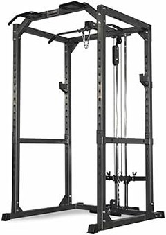 ¿Cuánto cuesta un rack de potencia con polea integrada?