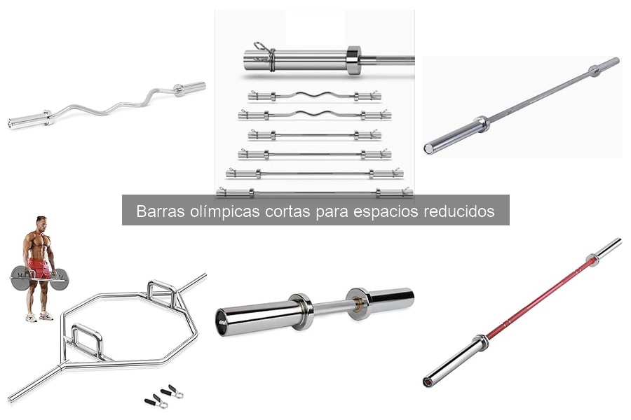 Alternativas a barras olímpicas cortas para espacios reducidos