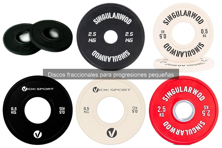 Alternativas a discos fraccionales para progresiones pequeñas