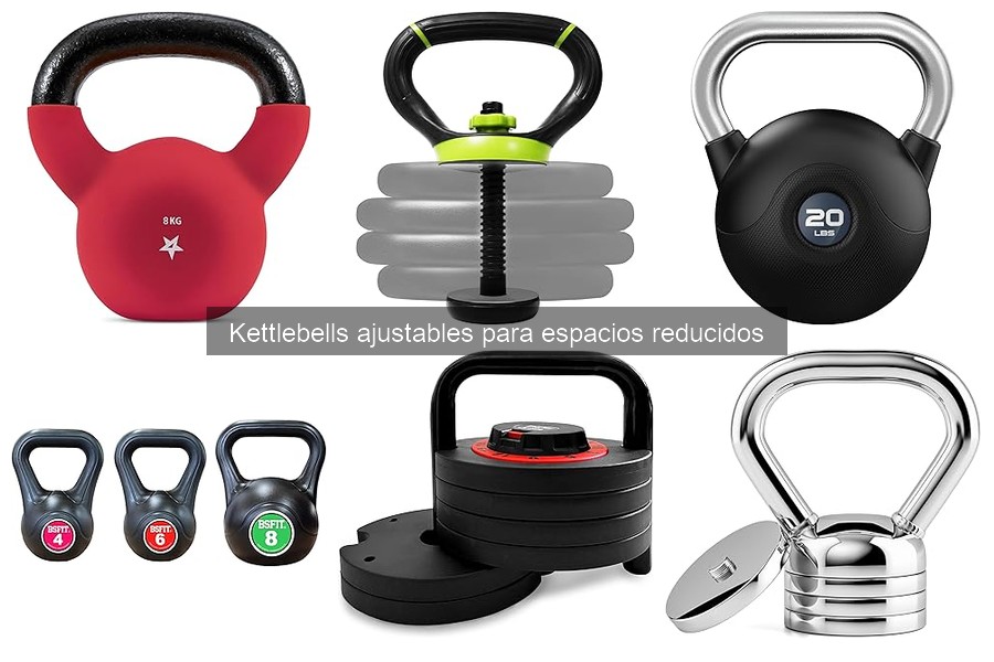 Alternativas a kettlebells ajustables para espacios reducidos