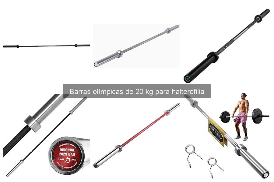 Alternativas a la barra olímpica de 20 kg para halterofilia