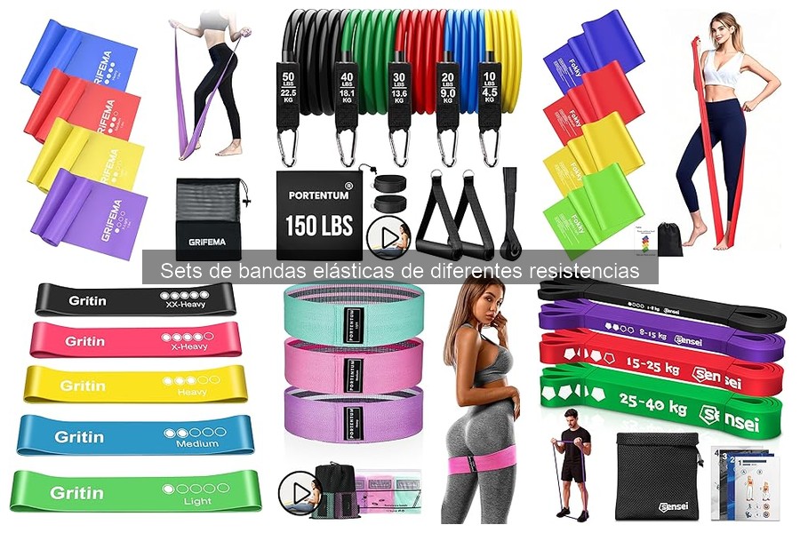 Alternativas a las bandas elásticas para entrenar en casa