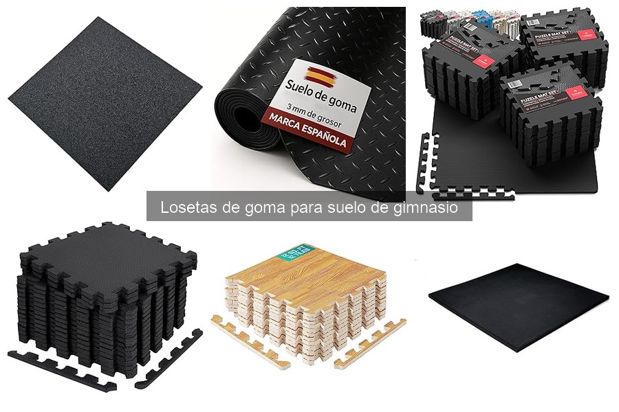 Alternativas a las losetas de goma para suelos de gimnasio