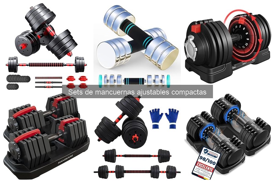 Alternativas a las mancuernas ajustables compactas para entrenar