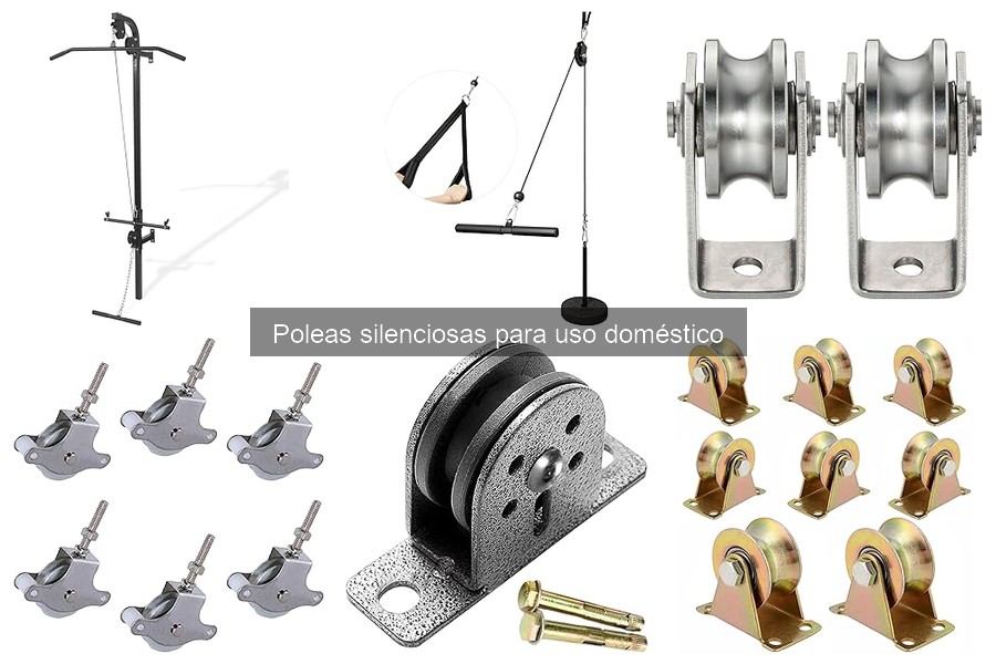 Alternativas a las poleas silenciosas para entrenamiento en casa