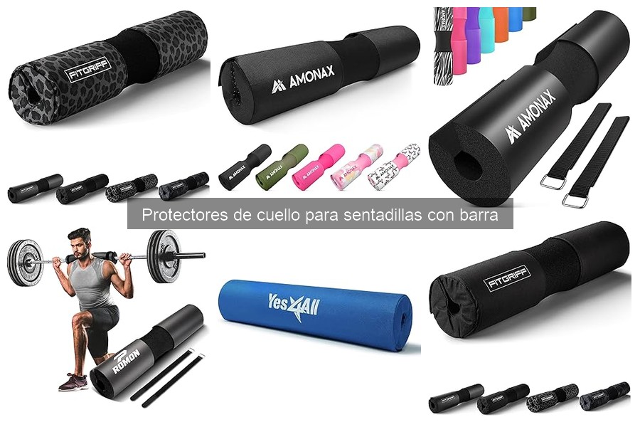 Alternativas a protectores de cuello para sentadillas