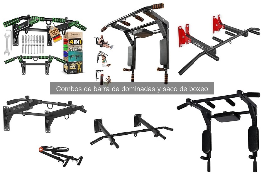 Alternativas al combo de barra de dominadas y saco de boxeo