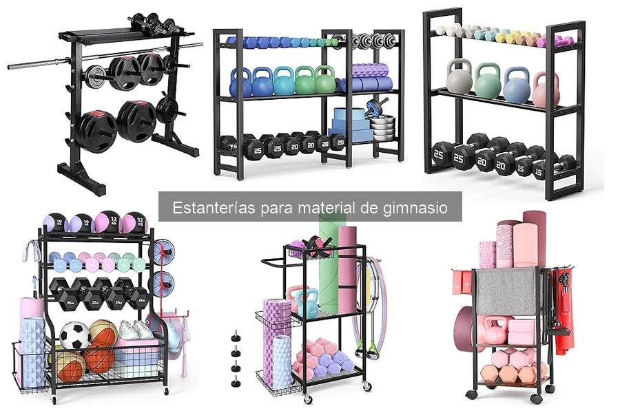 Alternativas creativas a estanterías de gimnasio en casa