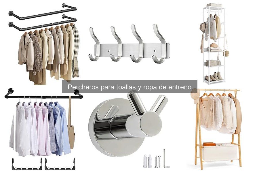Alternativas Creativas a Percheros para Toallas y Ropa