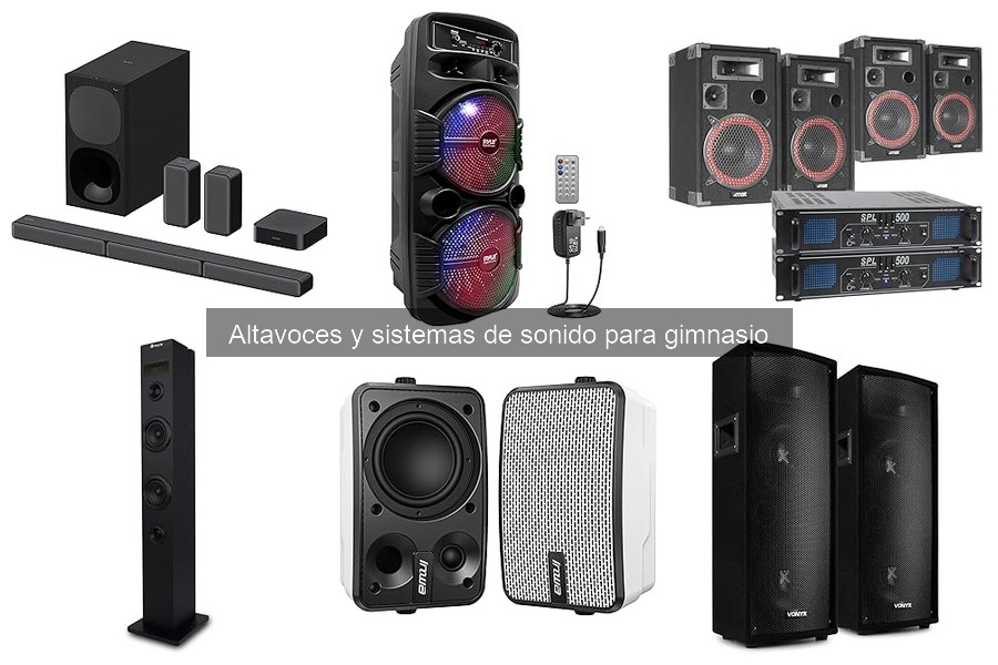 Alternativas económicas a altavoces caros para gimnasio