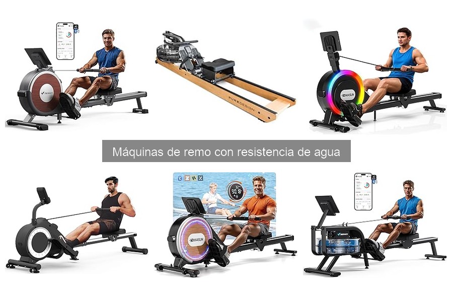 Beneficios de las máquinas de remo con resistencia de agua