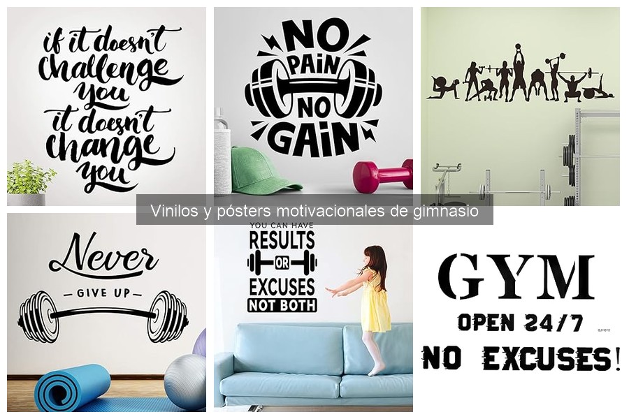 Beneficios de Vinilos y Pósters Motivacionales en el Gimnasio