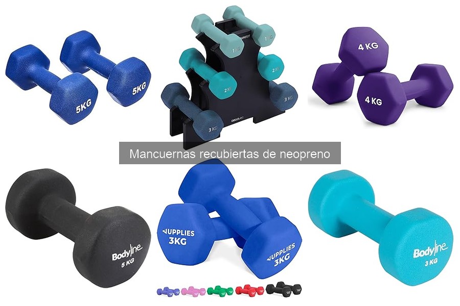 Cómo almacenar mancuernas recubiertas de neopreno de forma eficaz