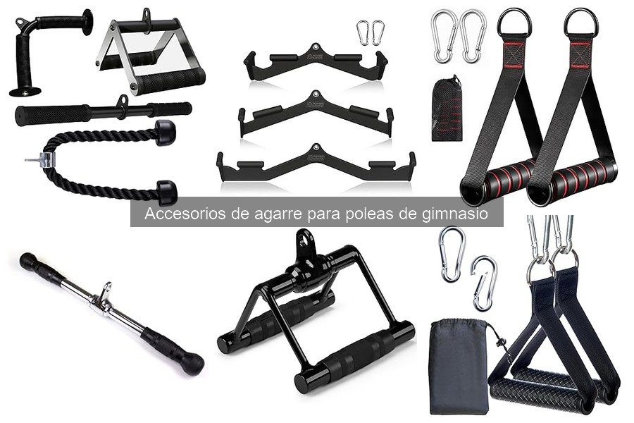 Cómo cuidar los accesorios de agarre para poleas de gimnasio