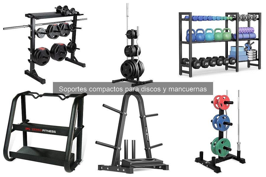 Cómo elegir el mejor soporte compacto para discos y mancuernas