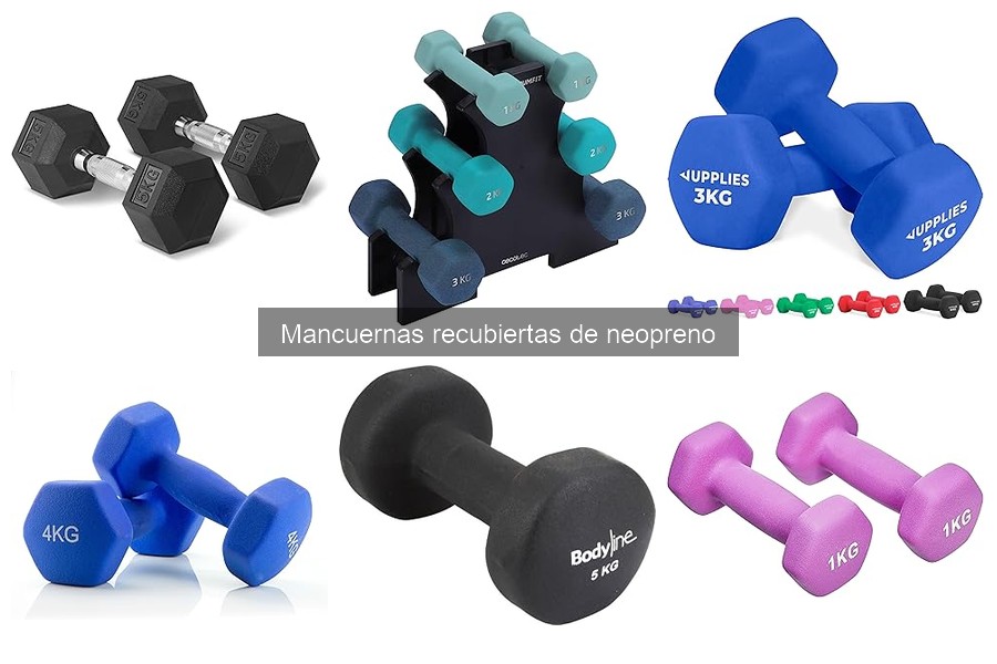 Cómo elegir el peso ideal de mancuernas de neopreno
