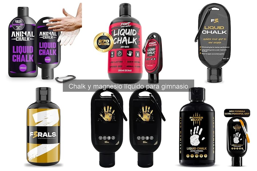Cómo elegir entre chalk y magnesio líquido para entrenar