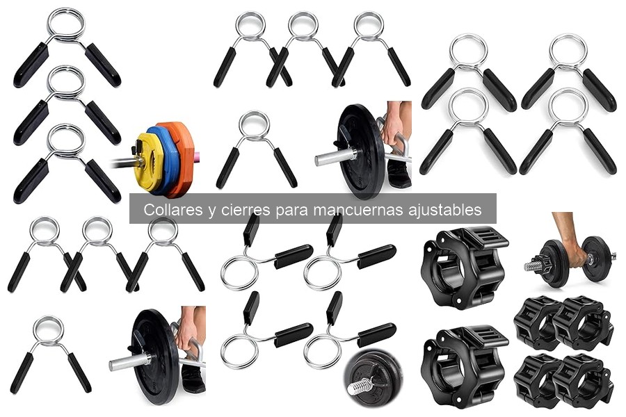 Cómo elegir los mejores collares y cierres para mancuernas