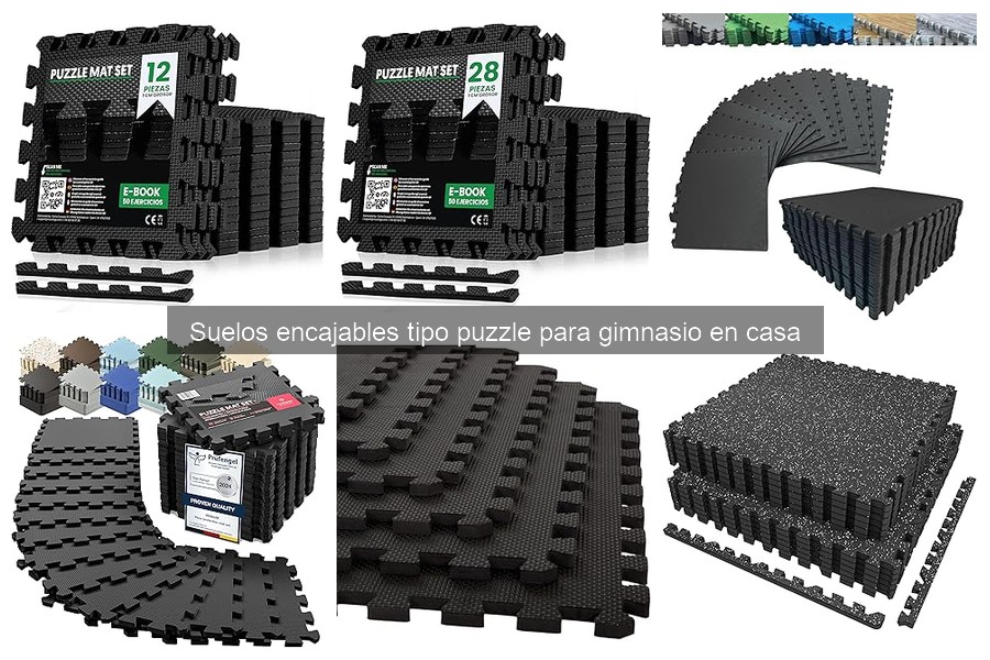 ¿Cómo elegir suelos encajables tipo puzzle para tu gimnasio?
