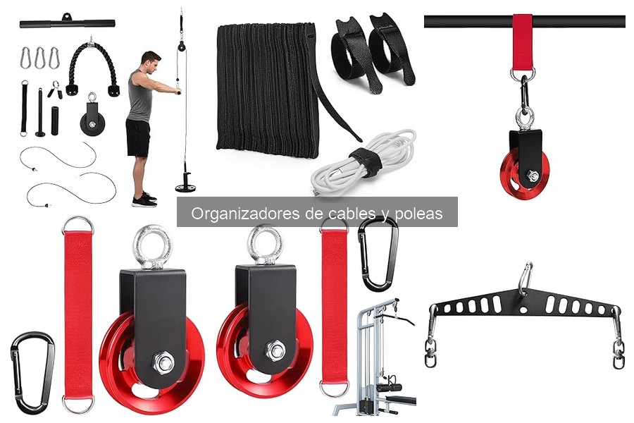 Cómo instalar organizadores de cables y poleas en casa