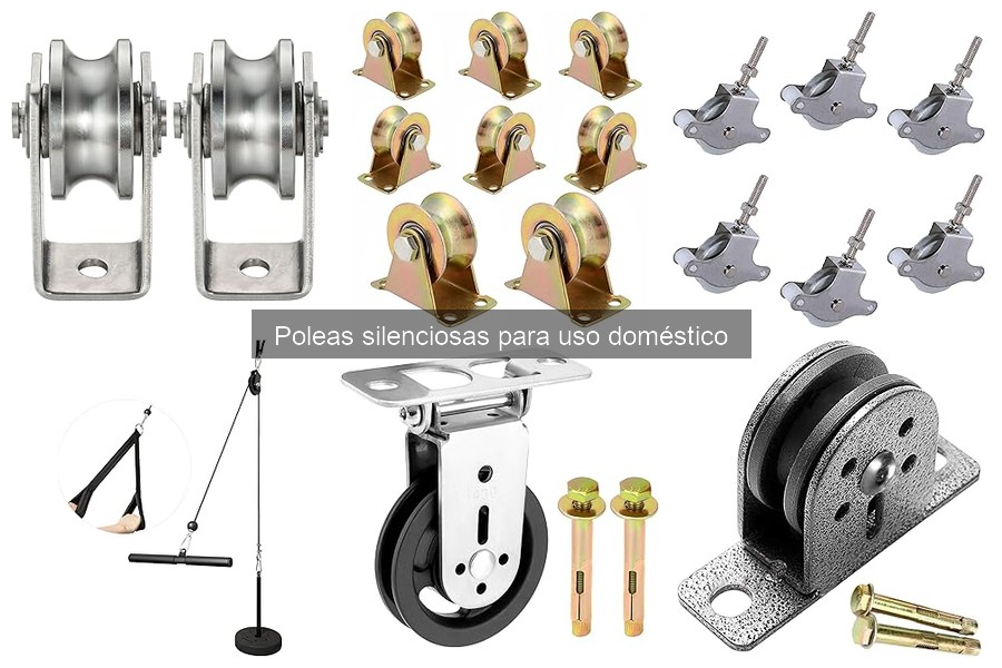 Cómo instalar poleas silenciosas en casa: guía práctica