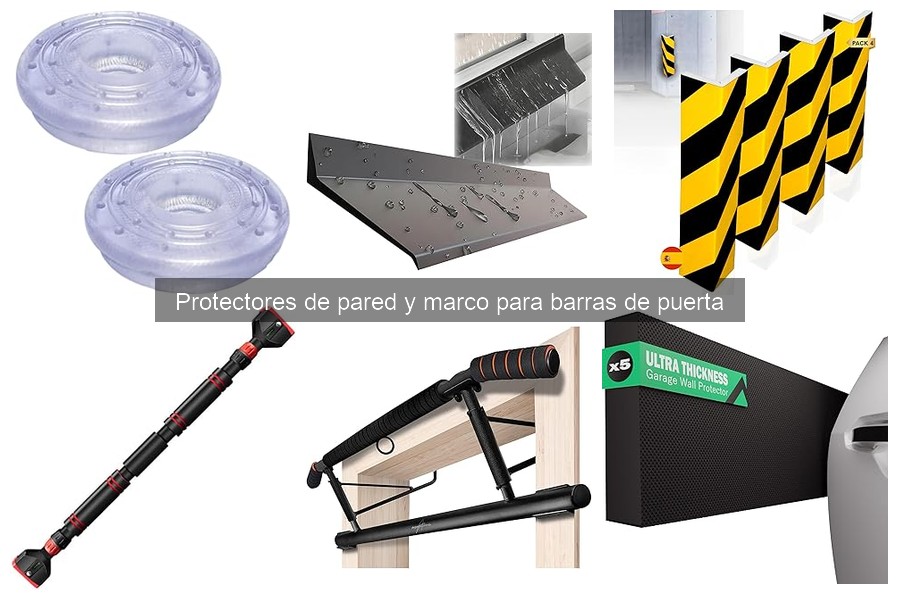 Cómo instalar protectores de pared y marco para barras de puerta