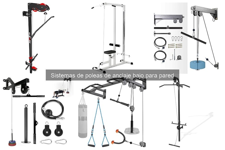 Cómo instalar un sistema de poleas de anclaje bajo en casa