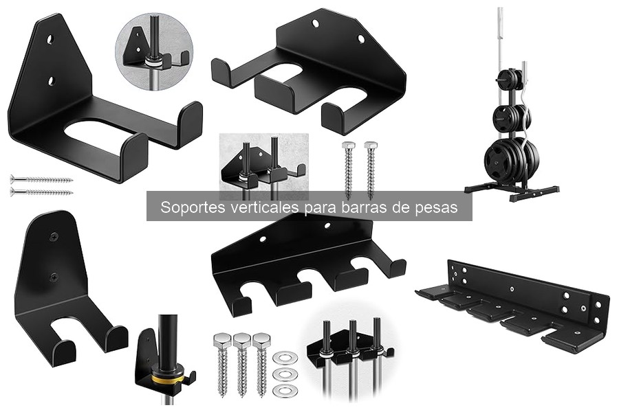 Cómo instalar un soporte vertical para barras de pesas