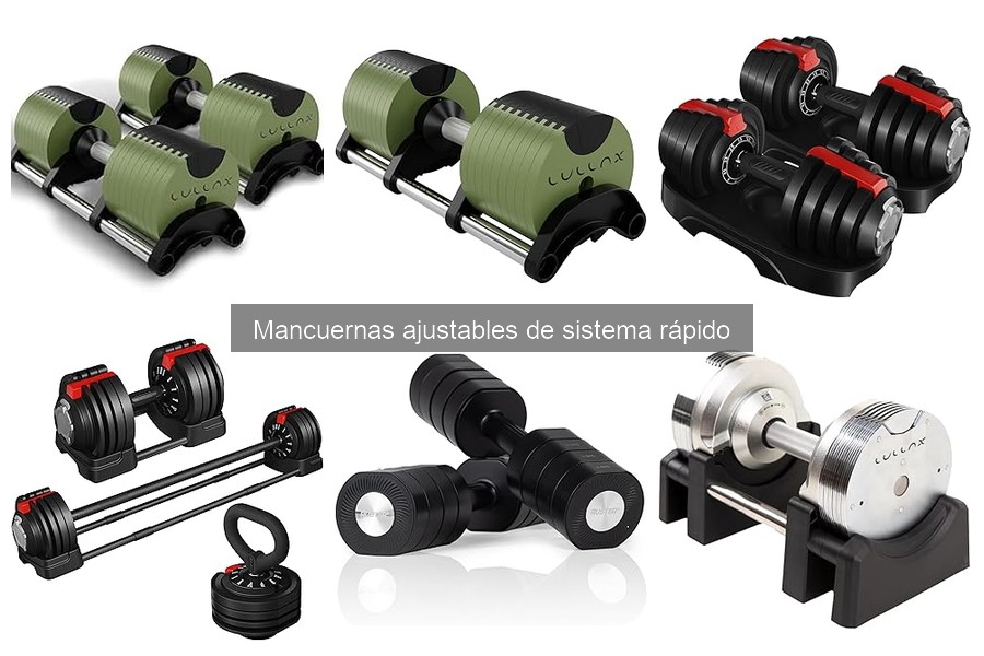 Cómo usar correctamente mancuernas ajustables de sistema rápido