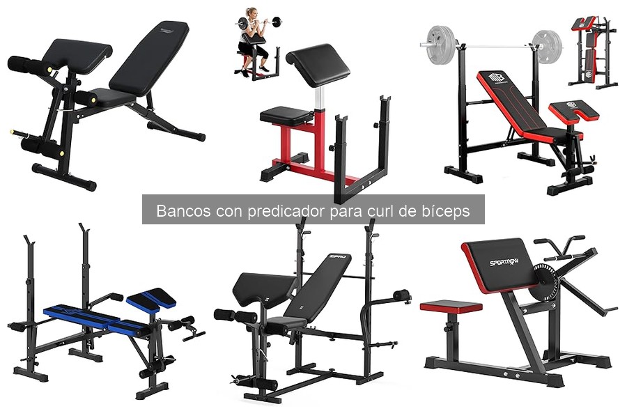 Cómo usar un banco con predicador para curl de bíceps