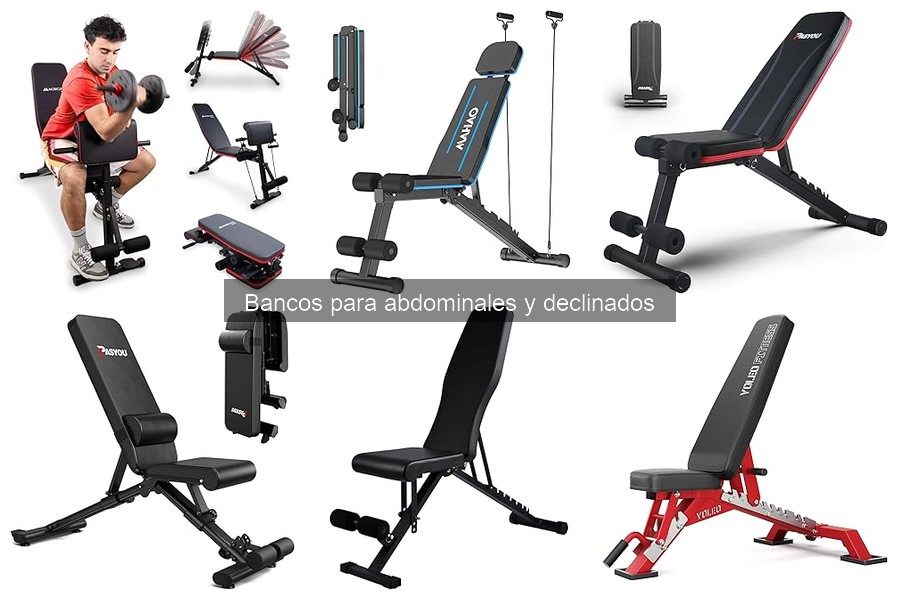 ** Cómo usar un banco para abdominales y declinados correctamente