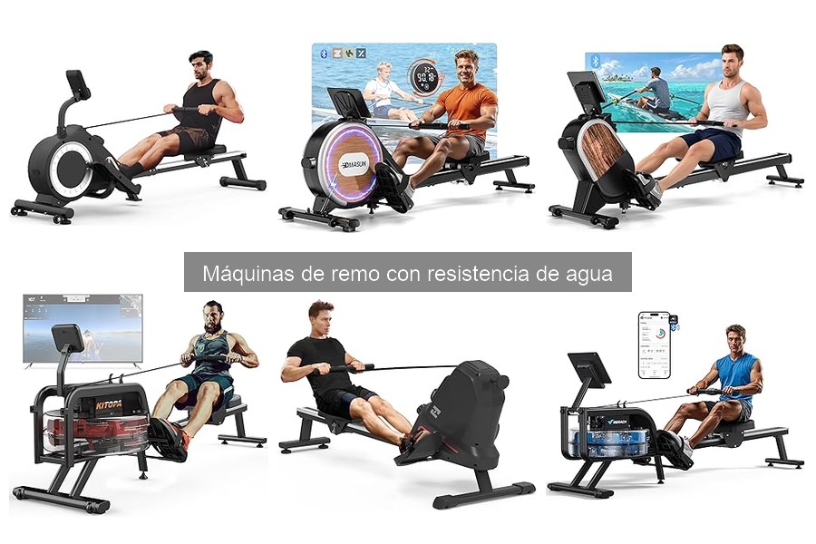 Cómo usar una máquina de remo con resistencia de agua