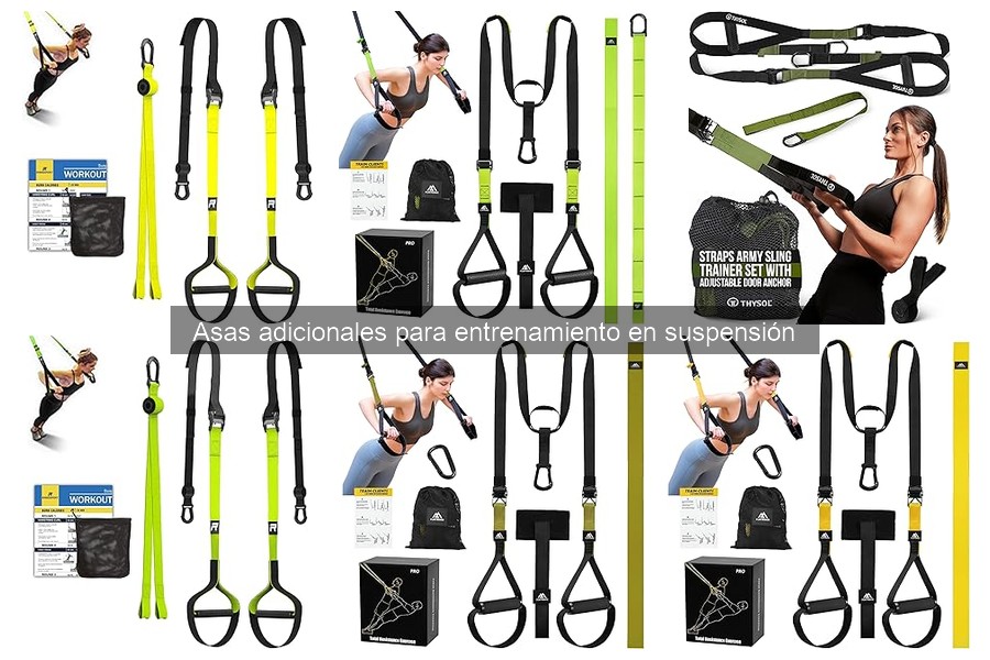 Cómo utilizar asas adicionales en entrenamiento en suspensión