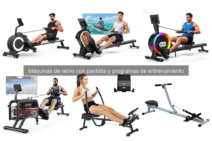 Cómo utilizar correctamente una máquina de remo con pantalla