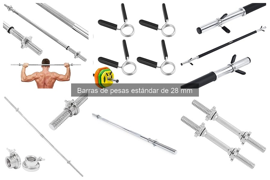 Comparativa: Barras de pesas de 28 mm vs 30 mm