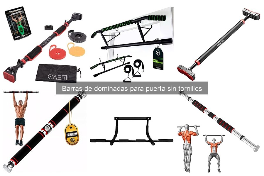 Comparativa de barras de dominadas: puerta sin tornillos vs pared