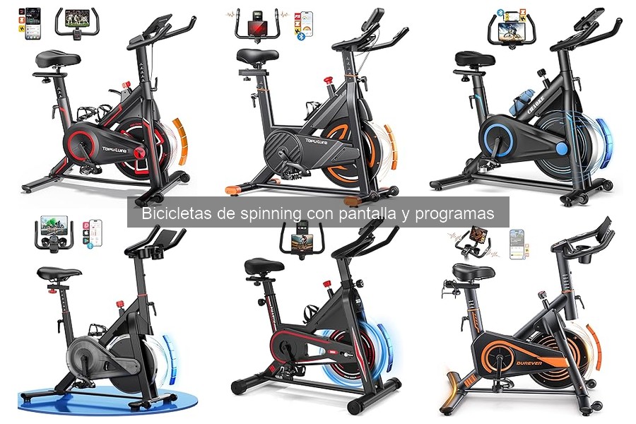 Comparativa de Bicicletas de Spinning con Pantalla y Programas