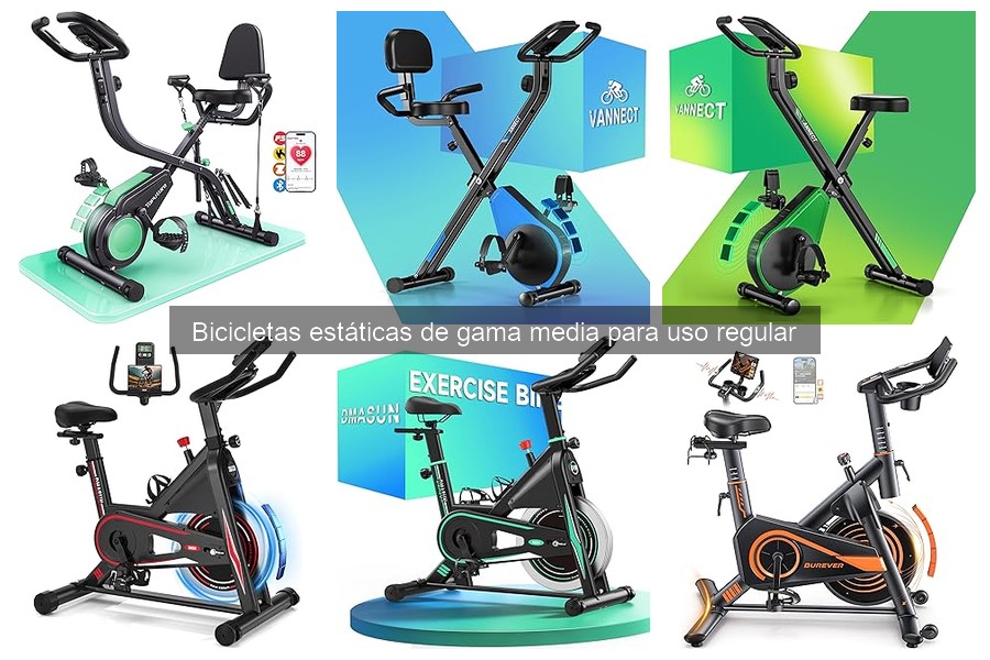 Comparativa de bicicletas estáticas de gama media para uso regular
