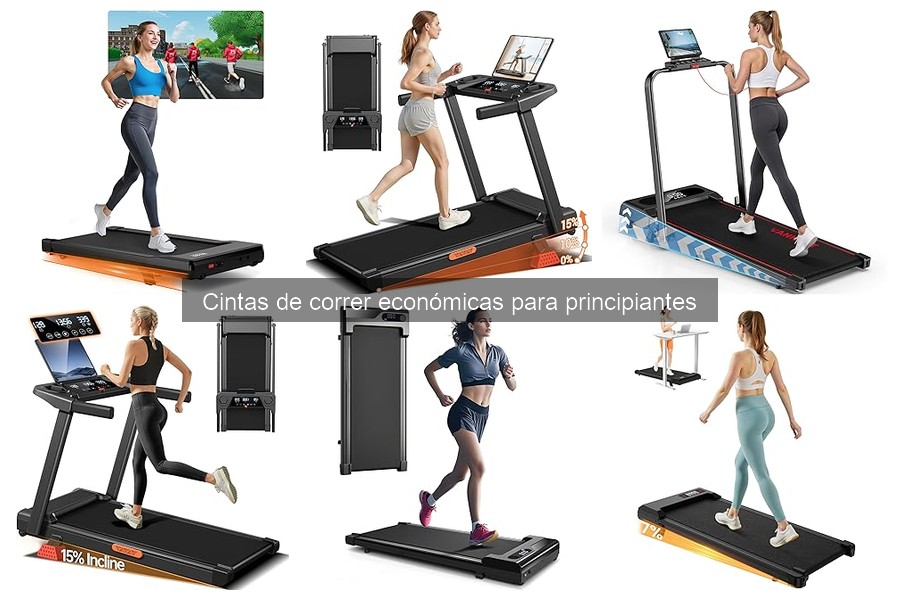 Comparativa de Cintas de Correr Económicas para Principiantes