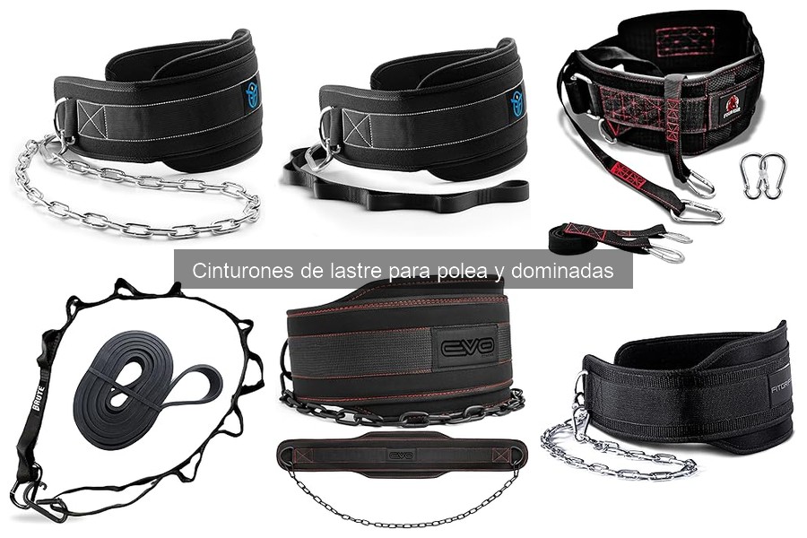 Comparativa de Cinturones de Lastre para Dominadas y Poleas