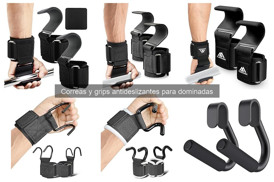 Comparativa de correas y grips antideslizantes para dominadas