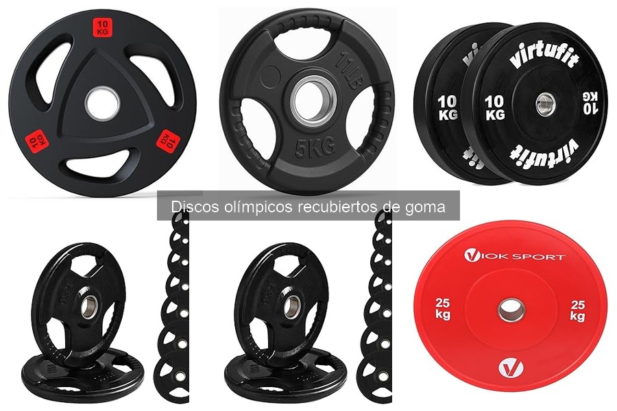Comparativa de Discos Olímpicos Recubiertos de Goma vs Metálicos