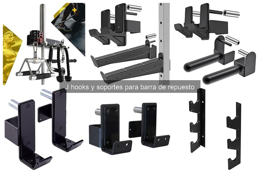 Comparativa de J Hooks: Kipika, HULKFIT y AmStaff Fitness