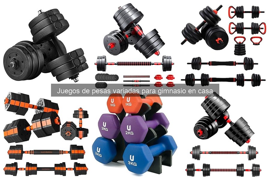 Comparativa de juegos de pesas para gimnasio en casa