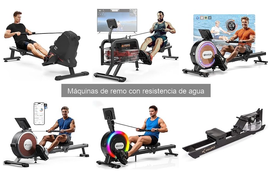 Comparativa de Máquinas de Remo con Resistencia de Agua