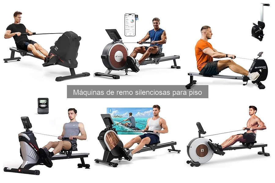 Comparativa de máquinas de remo silenciosas para piso