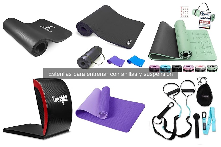 Comparativa de materiales de esterillas para anillas y suspensión