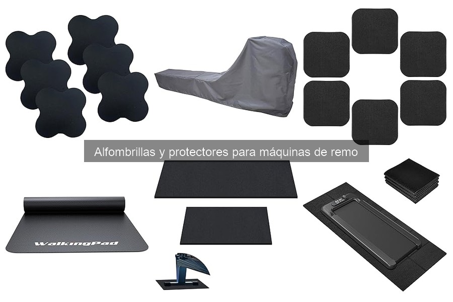 Comparativa de materiales para alfombrillas de máquina de remo