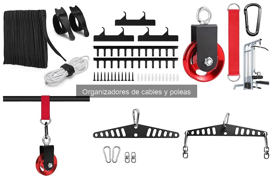 Comparativa de Organizadores de Cables para Gimnasio