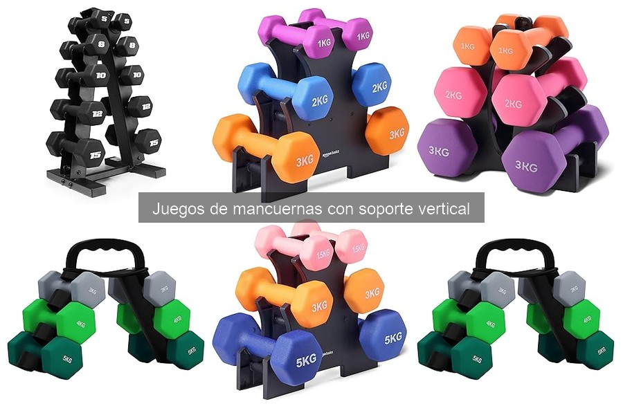 Comparativa de Precios de Juegos de Mancuernas con Soporte Vertical